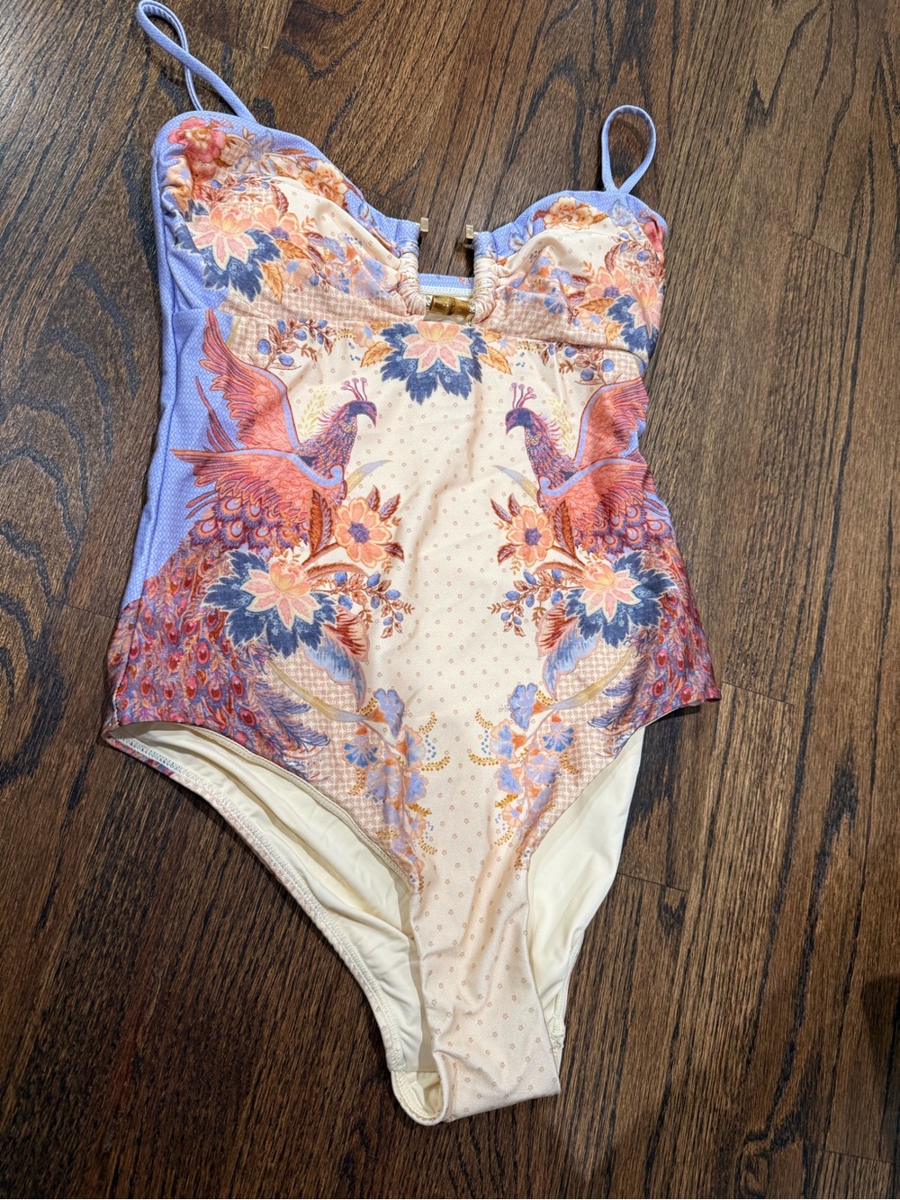 Zimmermann Indra Bamboo-Trim
One Piece Swimsuit
